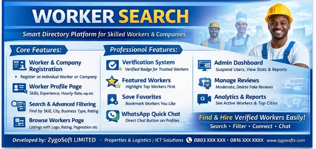 Workers and Skill Search software